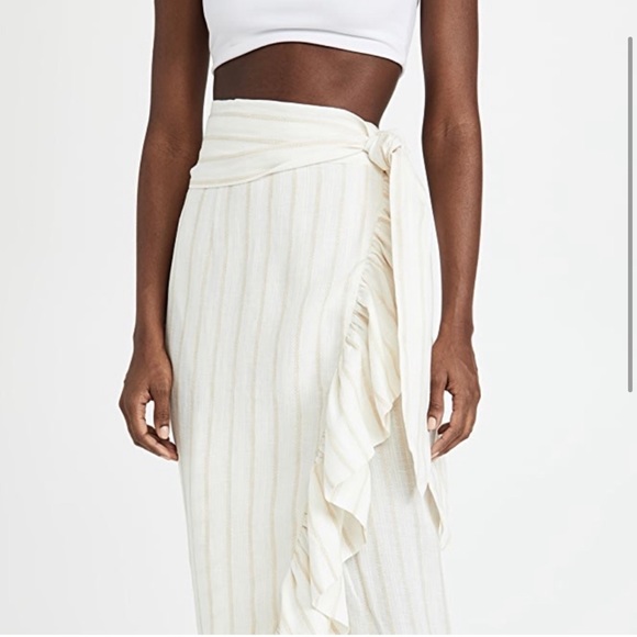 Mara Hoffman Eavan Skirt, Khaki, XS - Picture 3 of 3